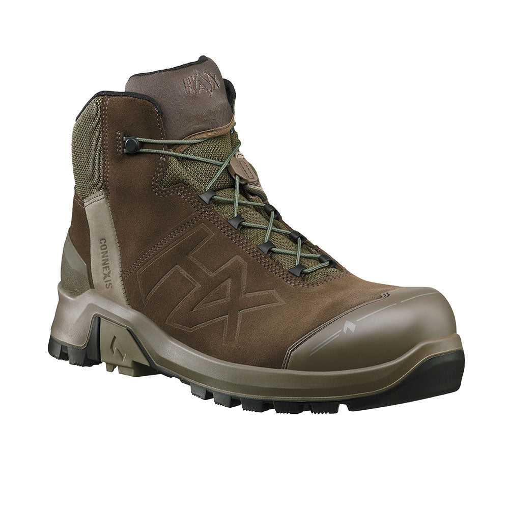 Connexis Safety+ GTX LTR Mid, classe de sécurité 3, marron