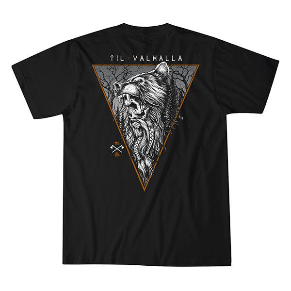 T-shirt OURS VIKING, noir