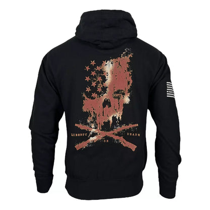 Hoodie LIBERTY FORGED PAINT, black