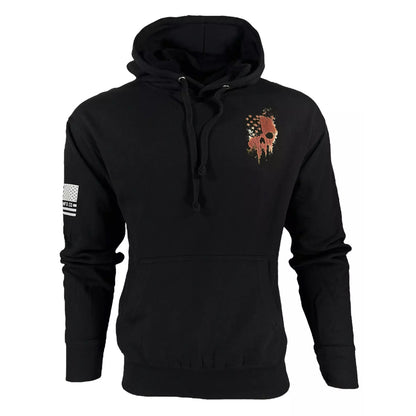 Hoodie LIBERTY FORGED PAINT, black