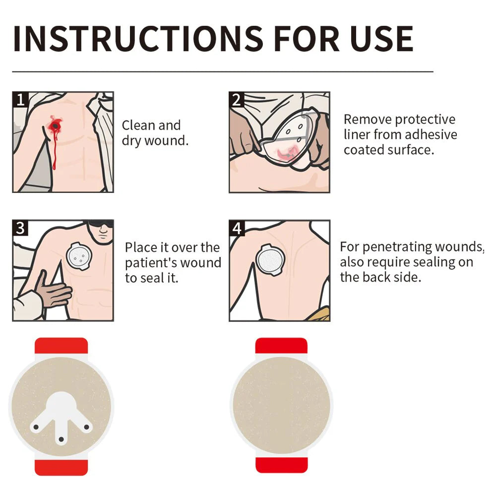 Chest Seal Vented (2er-Pack)