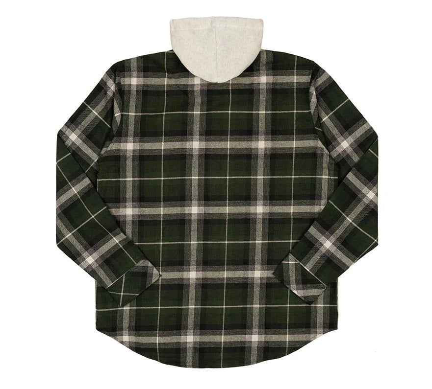 Flanell STOCKADE, green/black