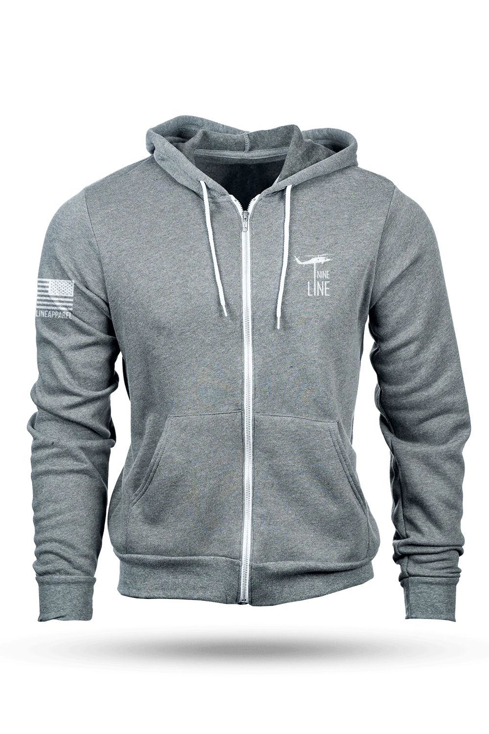 DROPLINE LOGO - FULL-ZIP HOODIE