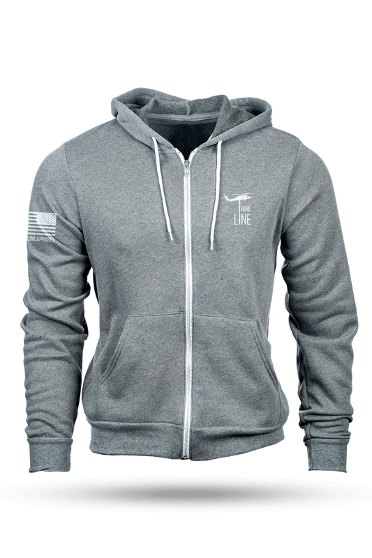 DROPLINE LOGO - FULL-ZIP HOODIE