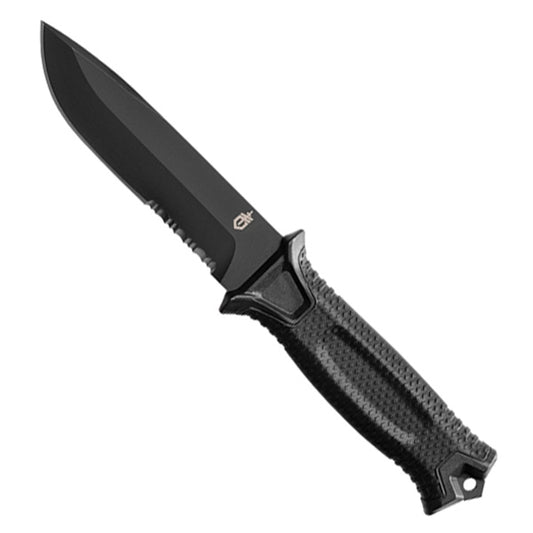 taktisches Messer STRONGARM, Wellenschliff, black