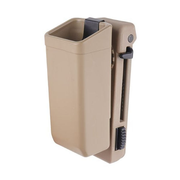 Kunststoffholster LUGER für zweireihige Waffenmagazine 9mm, khaki